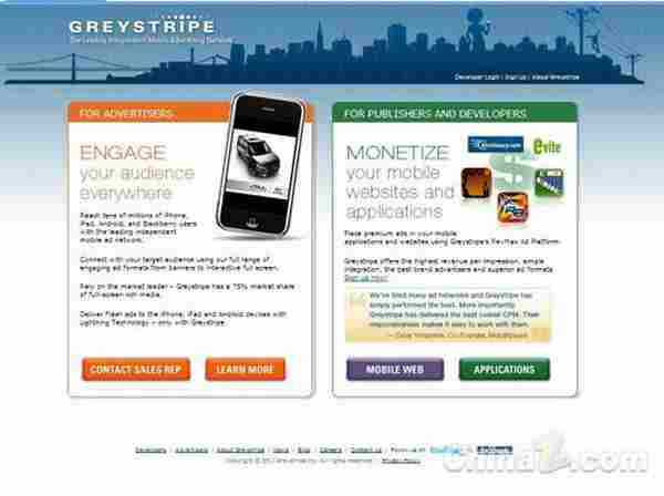 Greystripe：专注于本地品牌广告的手机广告网络