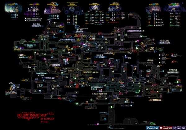 《空洞骑士》全地图要素图解