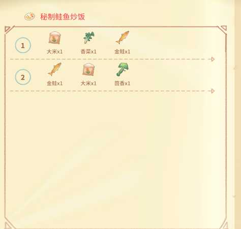 《波西亚时光》全食谱图文介绍 料理效果与制作材料一览