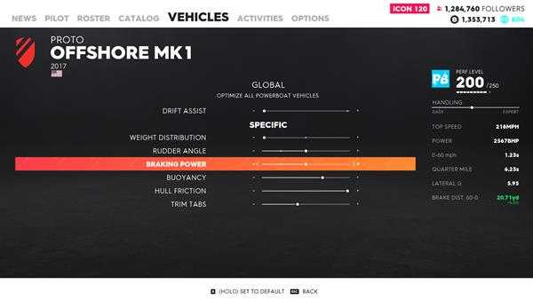 《飙酷车神2》赛艇如何调校 赛艇调校心得