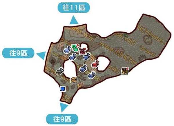 《怪物猎人：世界》大蚁冢荒地地图资源点一览