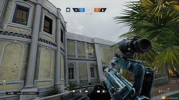 《彩虹六号：围攻》领事馆签证处室外清理室内摄像头点位一览