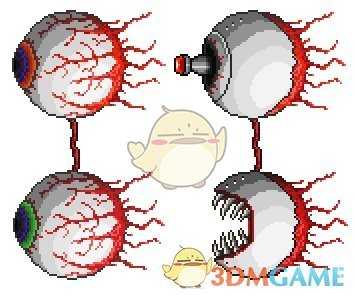 《泰拉瑞亚》双子魔眼属性与战利品一览