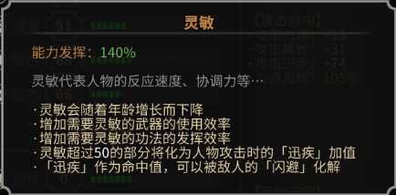 《太吾绘卷》人物基本属性说明