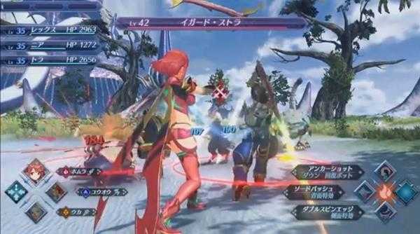 《异度神剑2》黄金之国伊拉异刃连击变化一览