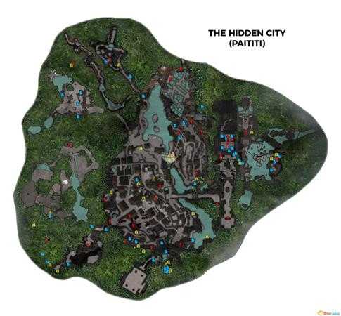 《古墓丽影：暗影》全要素标记地图分享