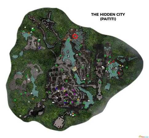 《古墓丽影：暗影》全要素标记地图分享