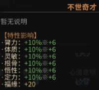 《太吾绘卷》全天赋特性图鉴一览