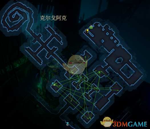 《暗影：觉醒》克尔戈阿克路线图