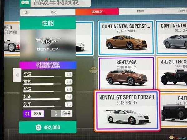 《极限竞速：地平线4》所有特别版车辆大全