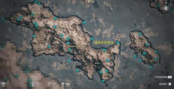 《刺客信条：奥德赛》全奥利哈钢地图位置一览