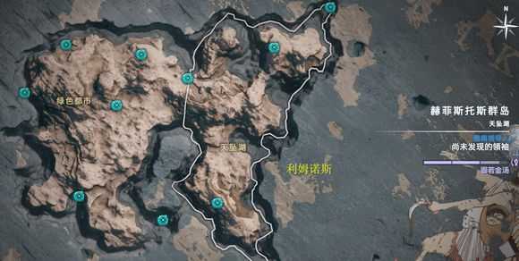 《刺客信条：奥德赛》全奥利哈钢地图位置一览