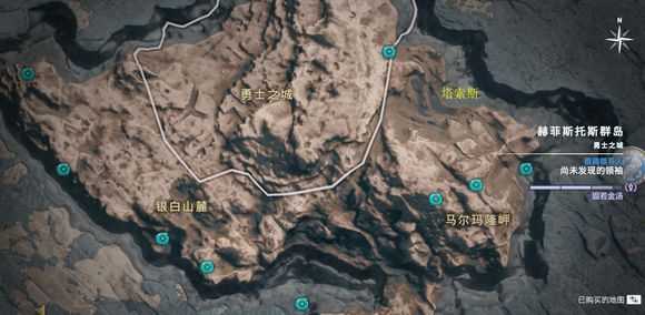 《刺客信条：奥德赛》全奥利哈钢地图位置一览