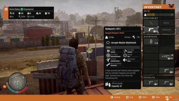 《腐烂国度2》枪械图鉴