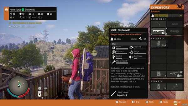 《腐烂国度2》枪械图鉴