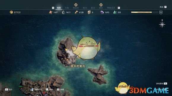 《刺客信条：奥德赛》部分谜题陶片位置一览