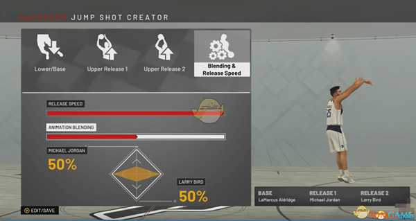 《NBA 2K19》漂移投篮及自定义投篮动作推荐