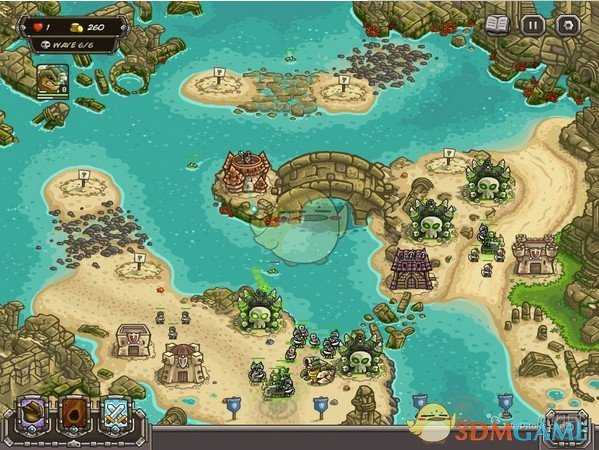 《王国保卫战：前线》海洋关卡过关布置攻略