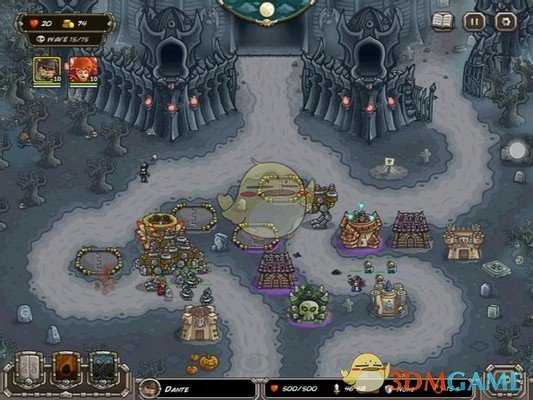 《王国保卫战：前线》万圣节关卡过关布置攻略