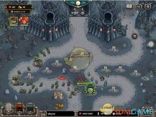 《王国保卫战：前线》万圣节关卡过关布置攻略