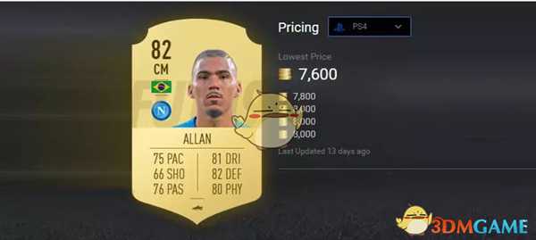 《FIFA 19》超值球员推荐