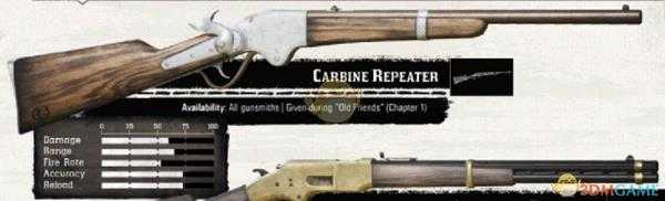 《荒野大镖客2》全武器性能图鉴汇总