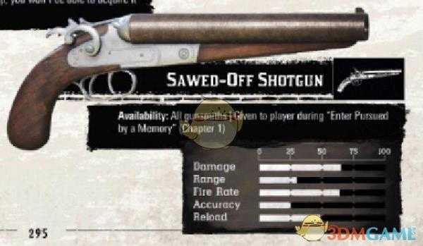 《荒野大镖客2》全武器性能图鉴汇总