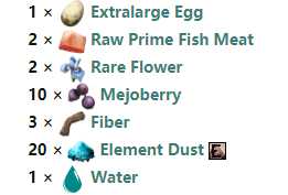 《方舟：灭绝》全饲料名字及配方一览