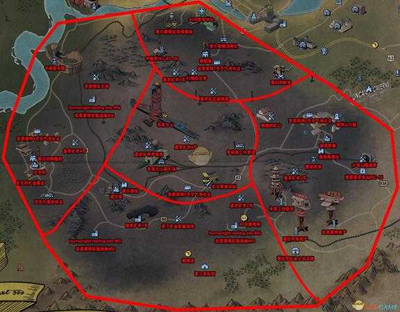 《辐射76》中文地图索引——灰堆区