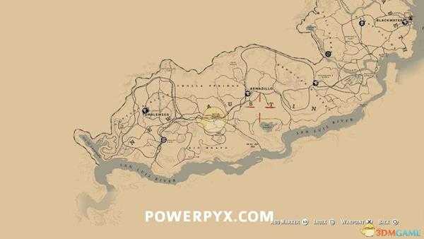 《荒野大镖客2》马术大师需要驯服的野马位置一览