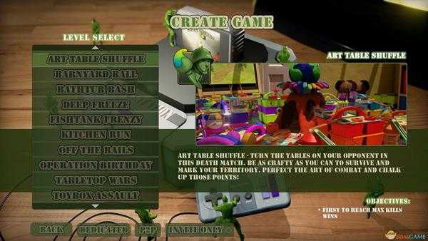 《绿色兵团：塑料战争》全地图指南