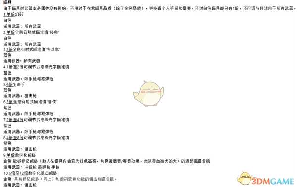 《Apex英雄》游戏全瞄具效果分享