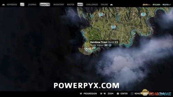 《孤岛惊魂：新曙光》全钓鱼位置一览