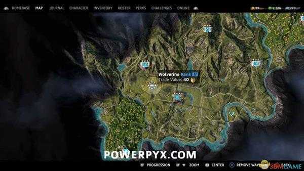 《孤岛惊魂：新曙光》狼獾狩猎位置指南