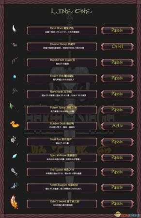 《攻城英雄》全道具属性一览