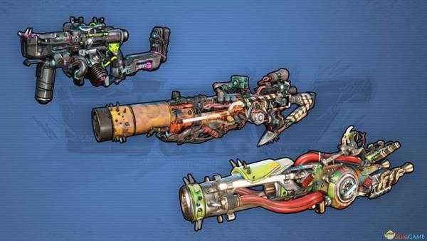 《无主之地3》各大厂商武器模型新图一览