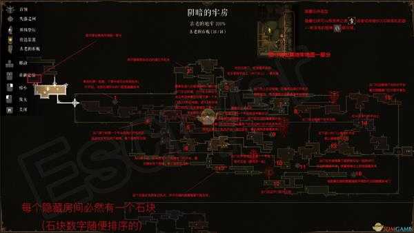 《黑暗献祭》全石板位置一览 全隐藏房间进入方法