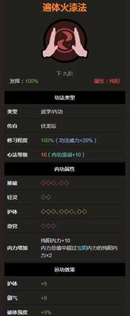 《太吾绘卷》伏龙坛遍体火漆法属性分析