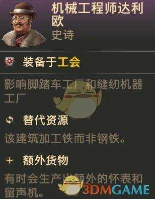 《纪元1800》脚踏车工会布局图