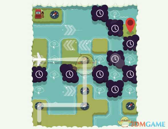 《喷射气流》中途停留第八关攻略