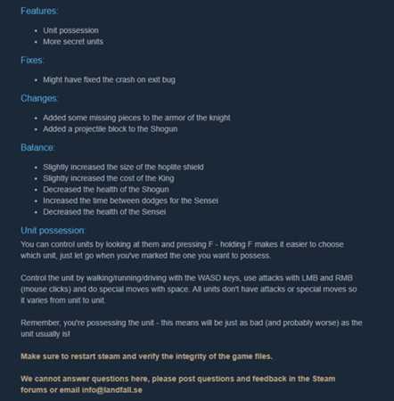 《全面战争模拟器》Unit Possession更新内容分享