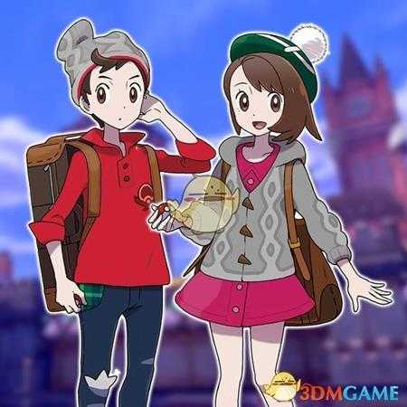 《精灵宝可梦：剑/盾》男女主角立绘分享
