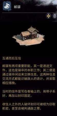 《全面战争：三国》邮驿相关介绍