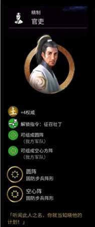 《全面战争：三国》官吏属性分享