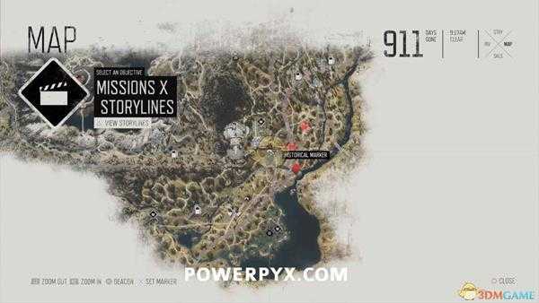 《往日不再》写诗的贾斯廷斯位置一览