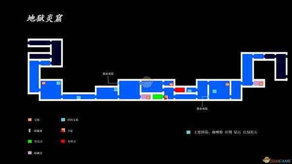 《赤痕：夜之仪式》地狱炎窟地图全可收集物品位置分享
