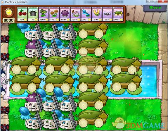 《植物大战僵尸》经典十二炮阵型详解