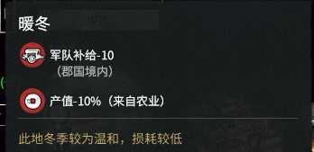 《全面战争：三国》生产季节buff加成分享
