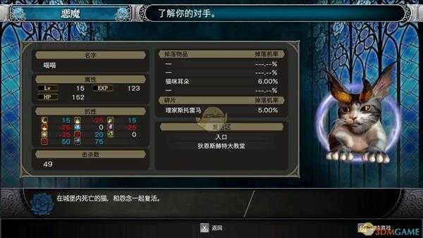 《赤痕：夜之仪式》喵喵怪物属性分享