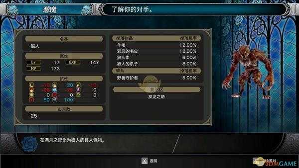 《赤痕：夜之仪式》狼人怪物属性分享